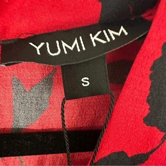 Yumi Kim Shore Thing Dress Long Sleeve V-Neck Floral Print Flowy Dress Sz S NWT - Picture 6 of 11